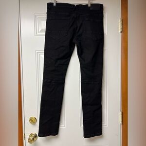 Kindred premium collection Black Distressed Ripped Skinny Jeans Denim 34X32